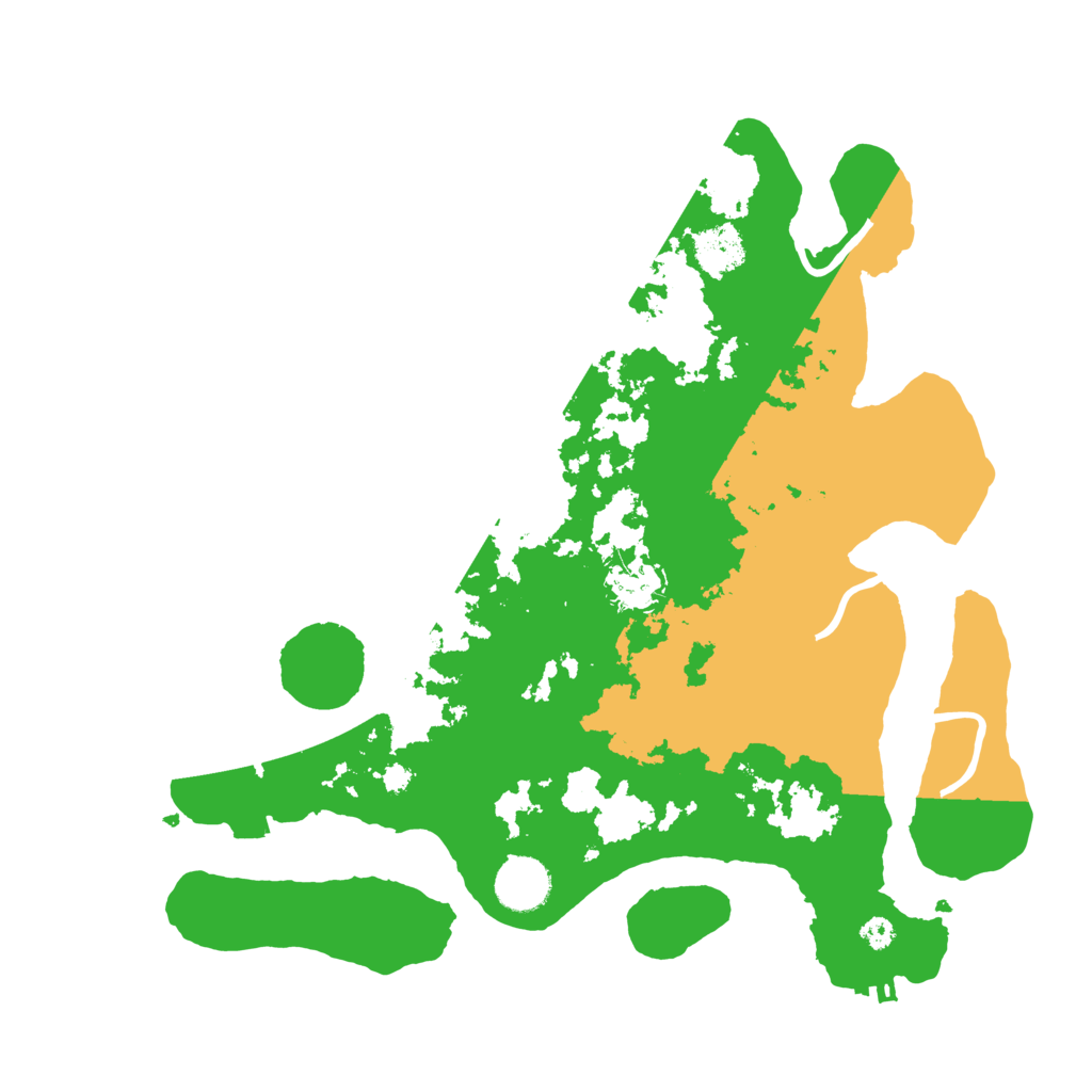 Biome Rust Map: Procedural Map, Size: 3500, Seed: 1777691658