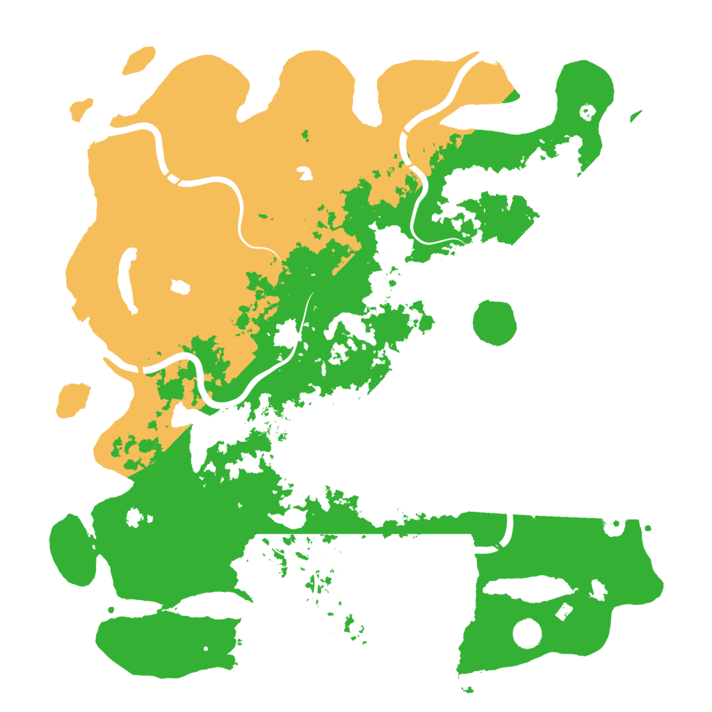 Biome Rust Map: Procedural Map, Size: 4500, Seed: 1823810404