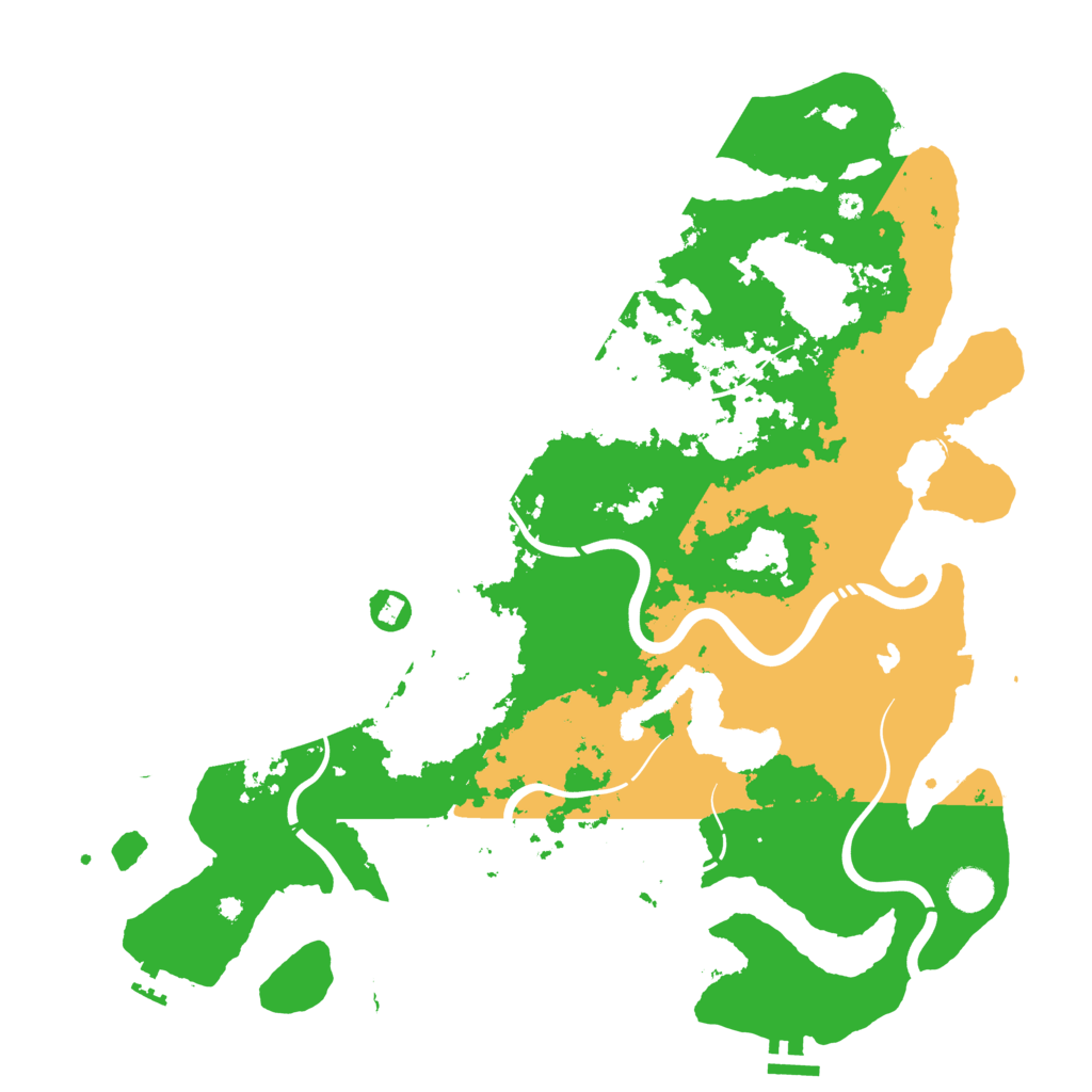 Biome Rust Map: Procedural Map, Size: 4250, Seed: 94152