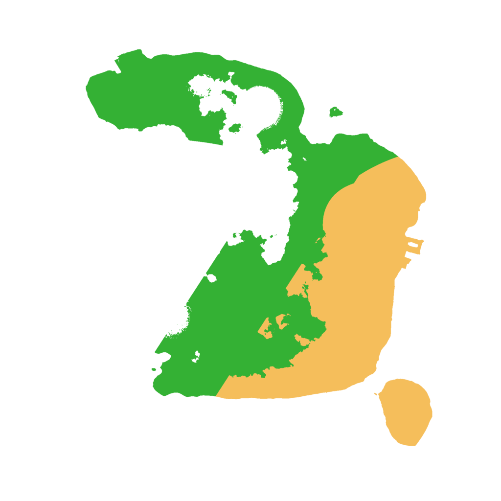 Biome Rust Map: Procedural Map, Size: 2050, Seed: 6