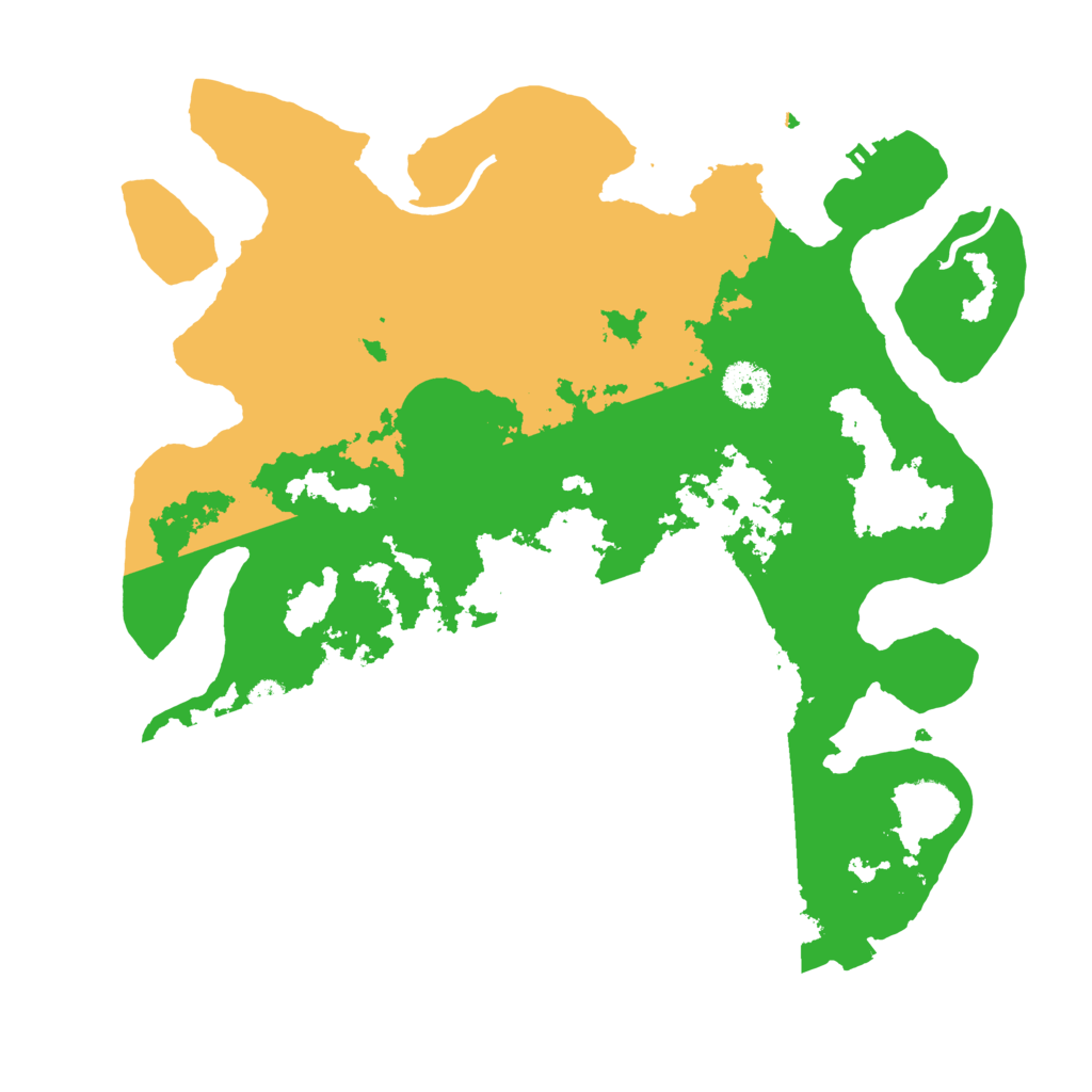 Biome Rust Map: Procedural Map, Size: 3500, Seed: 920165097