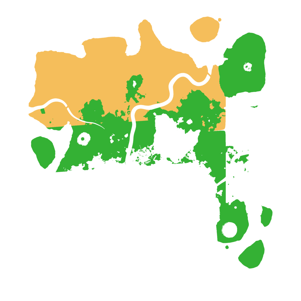 Biome Rust Map: Procedural Map, Size: 3500, Seed: 261677583
