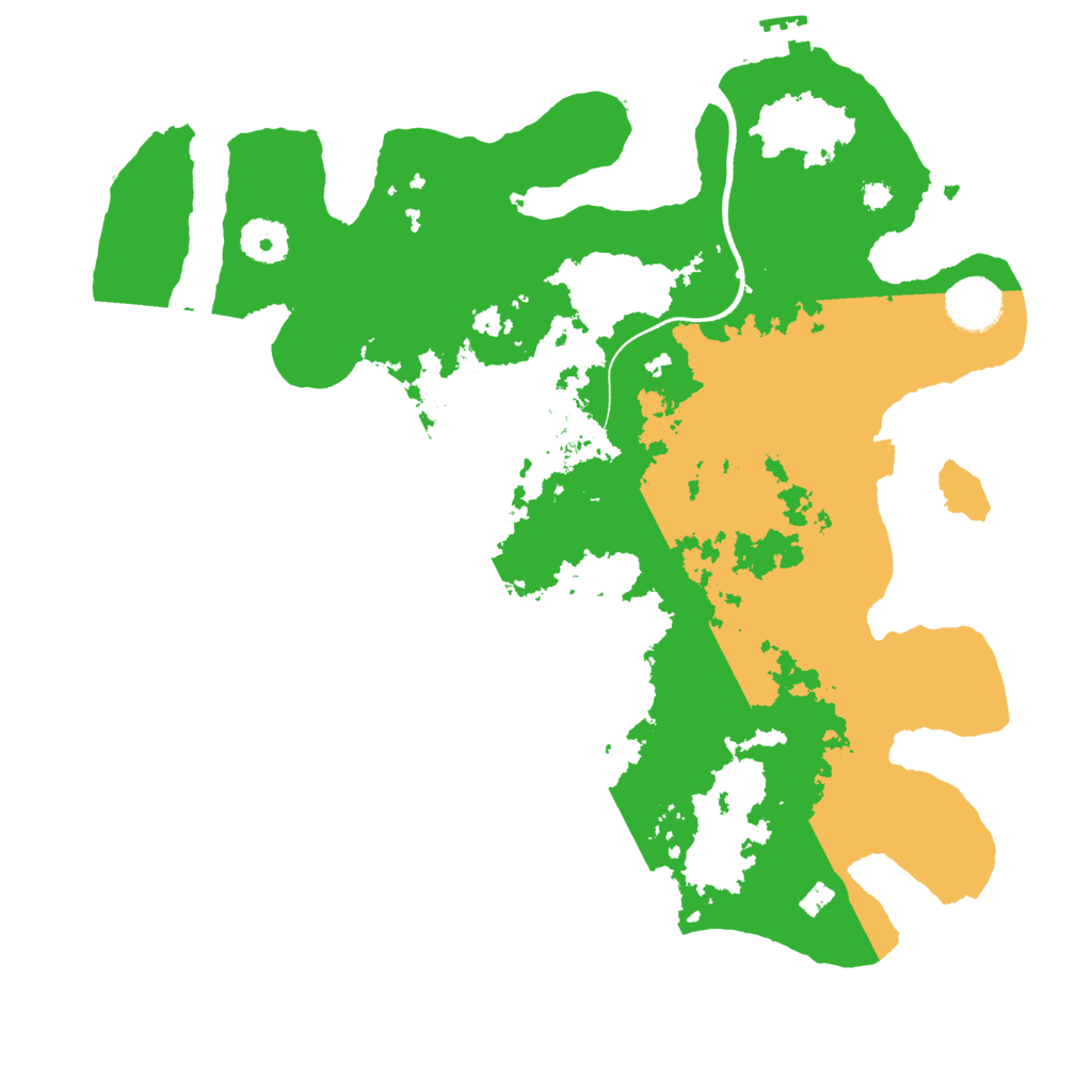 Biome Rust Map: Procedural Map, Size: 3500, Seed: 88767841