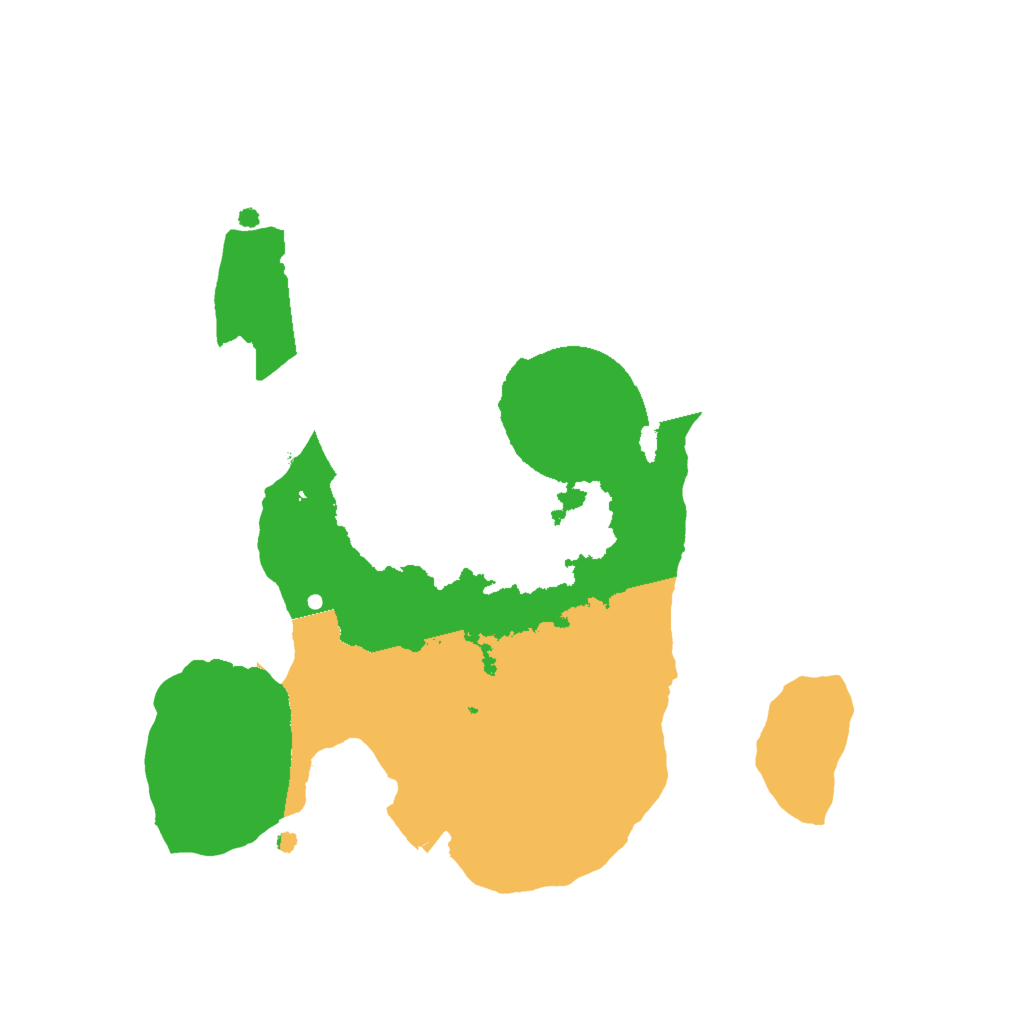 Biome Rust Map: Procedural Map, Size: 1997, Seed: 1