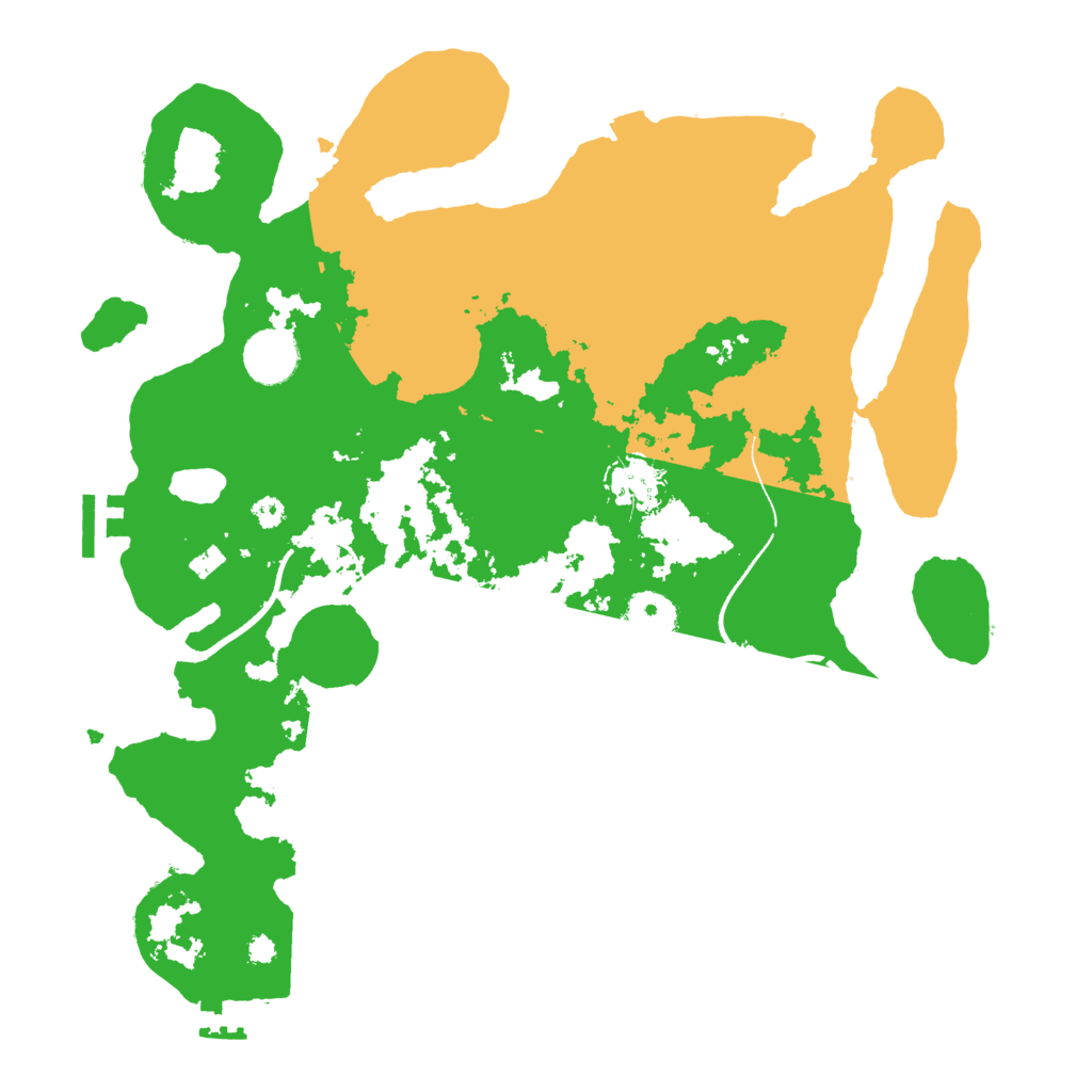 Biome Rust Map: Procedural Map, Size: 3500, Seed: 367286516