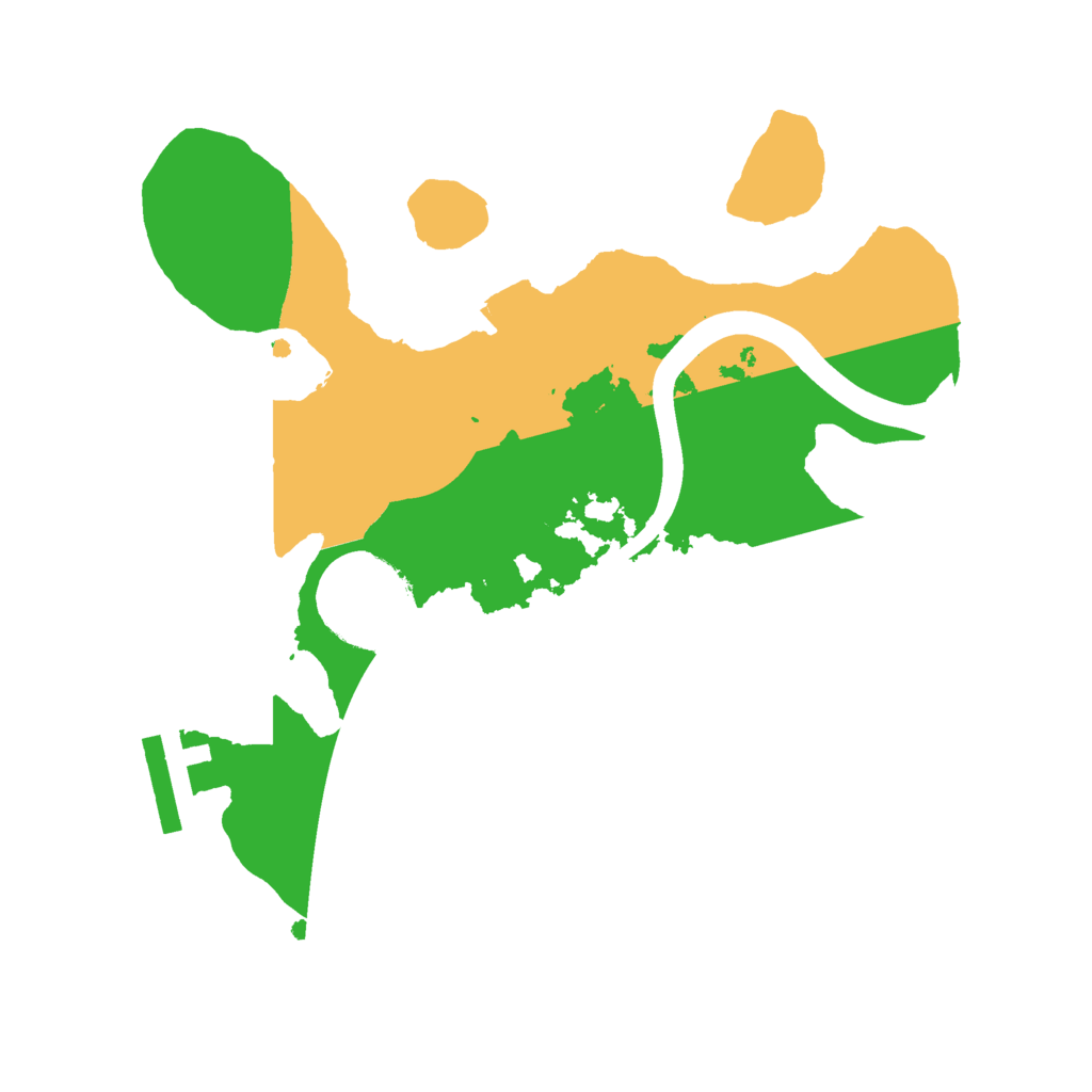 Biome Rust Map: Procedural Map, Size: 2250, Seed: 2104940298