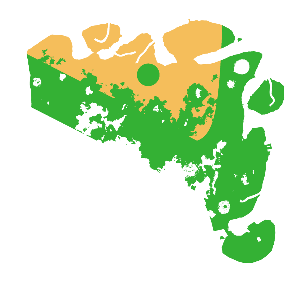 Biome Rust Map: Procedural Map, Size: 3550, Seed: 3