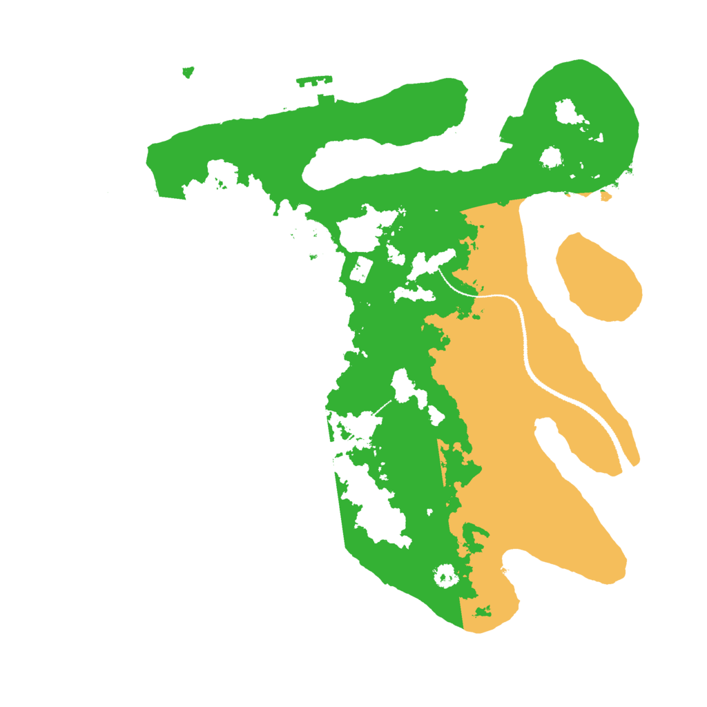 Biome Rust Map: Procedural Map, Size: 3000, Seed: 95968