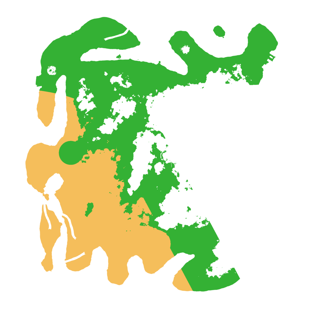 Biome Rust Map: Procedural Map, Size: 3500, Seed: 526764825