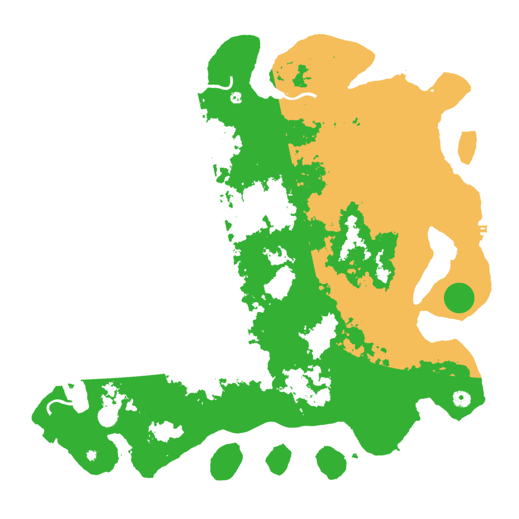 Biome Rust Map: Procedural Map, Size: 4500, Seed: 681524916