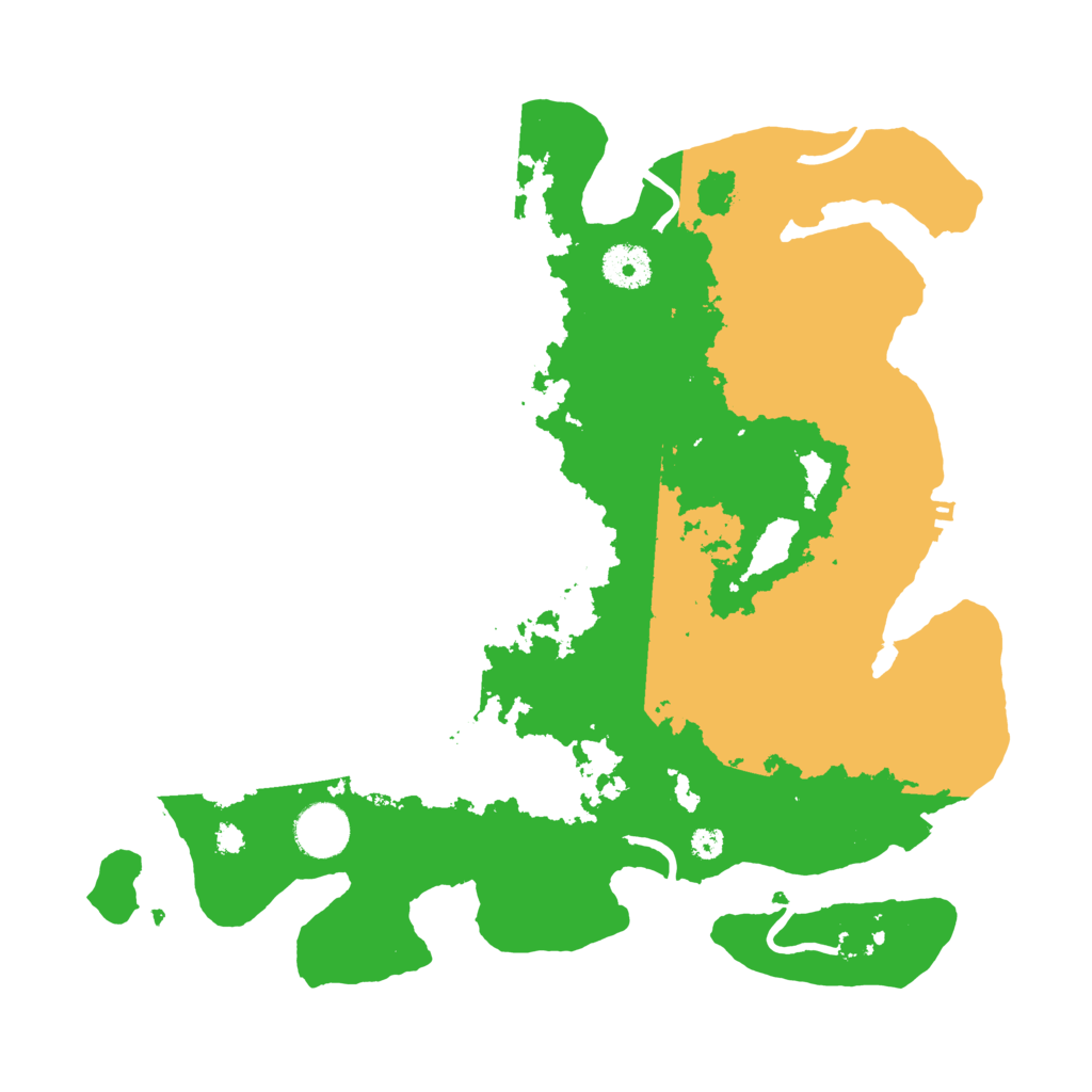 Biome Rust Map: Procedural Map, Size: 3500, Seed: 638344936