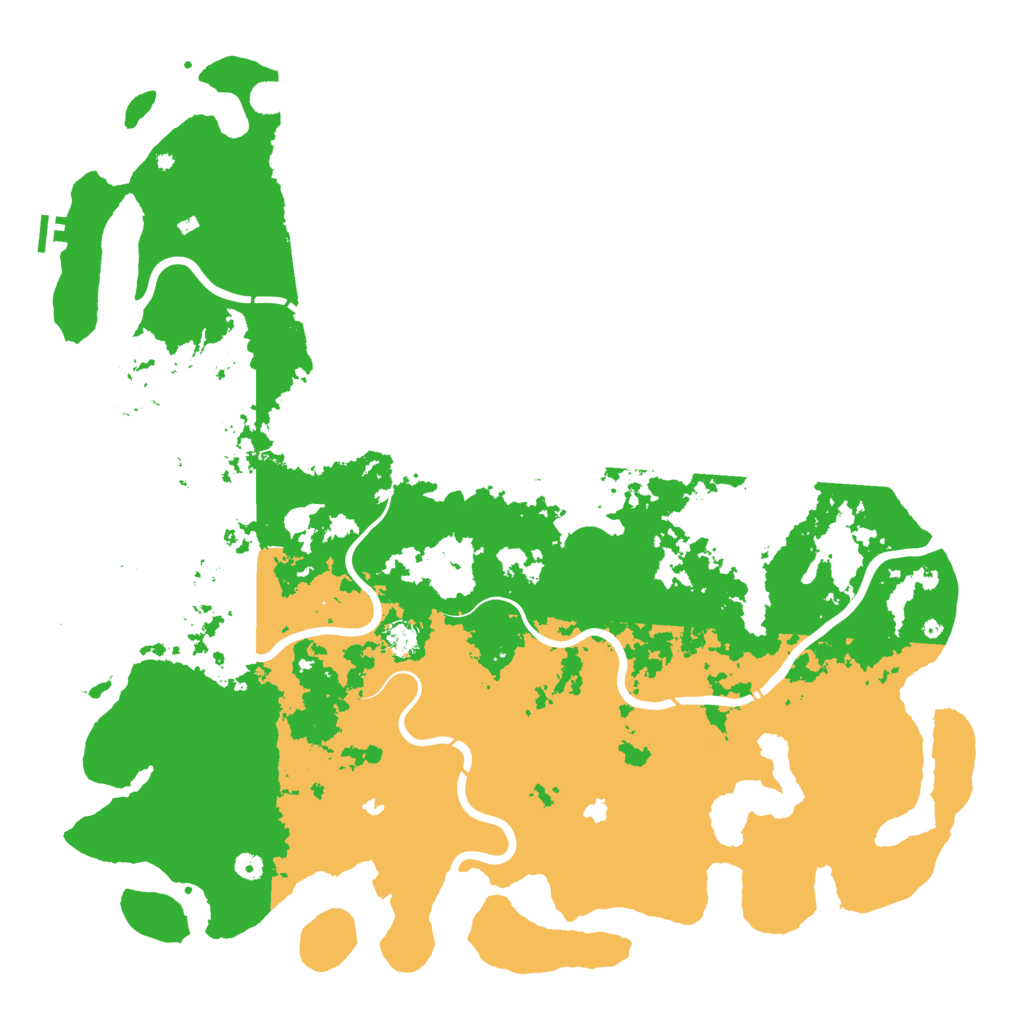 Biome Rust Map: Procedural Map, Size: 5500, Seed: 2132725919
