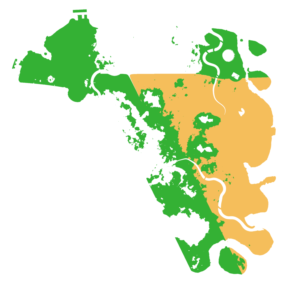 Biome Rust Map: Procedural Map, Size: 4300, Seed: 148427560