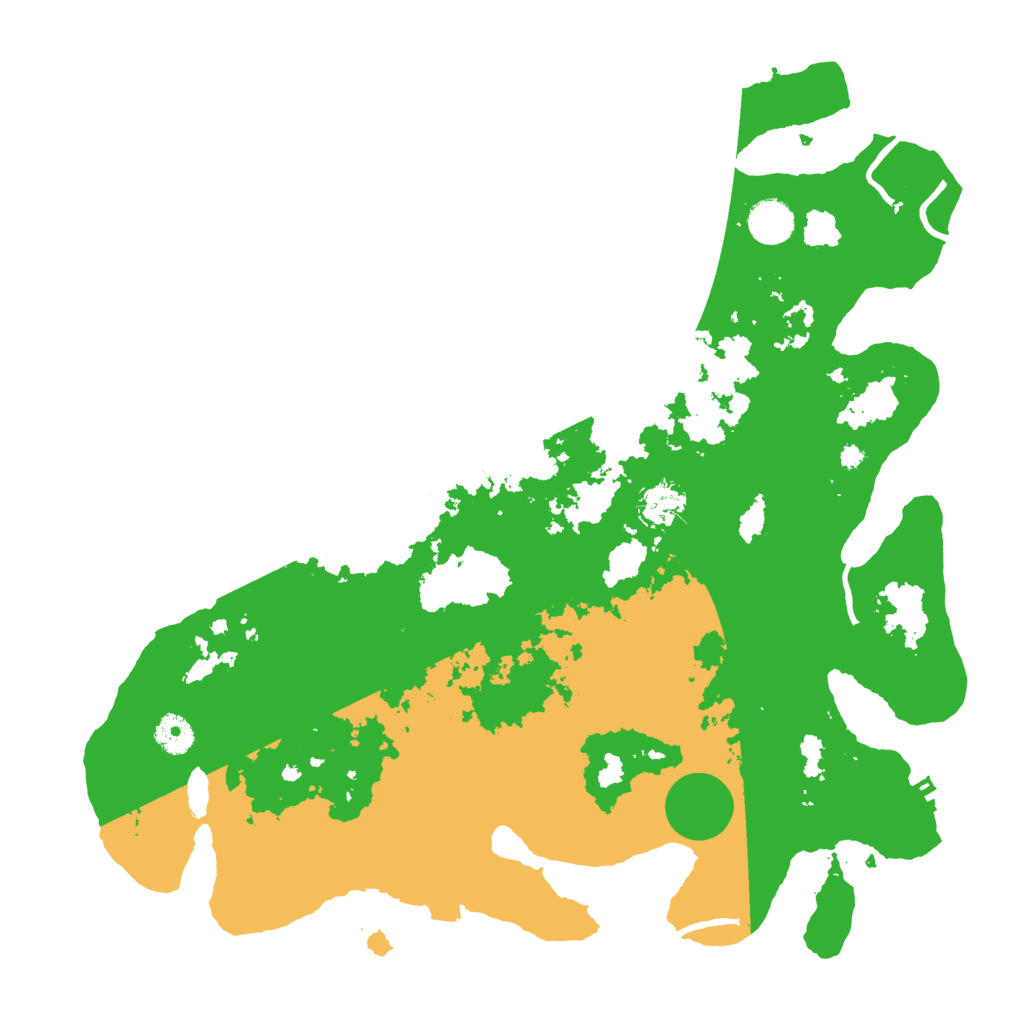Biome Rust Map: Procedural Map, Size: 4000, Seed: 816687