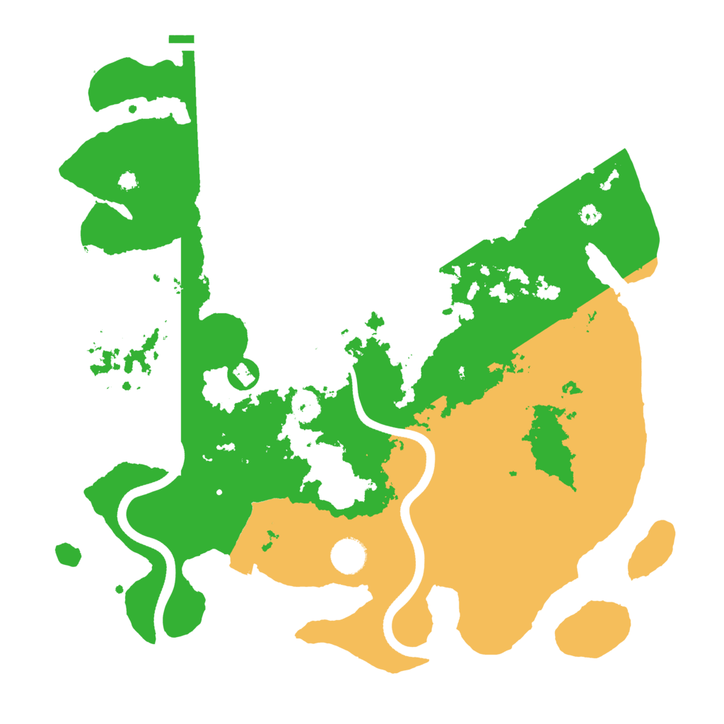 Biome Rust Map: Procedural Map, Size: 3600, Seed: 94718945