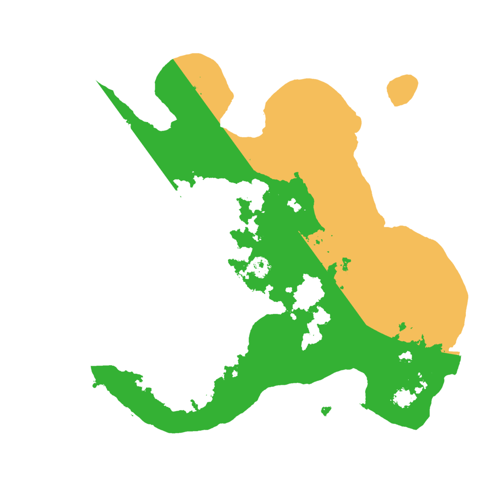 Biome Rust Map: Procedural Map, Size: 2500, Seed: 1644409255