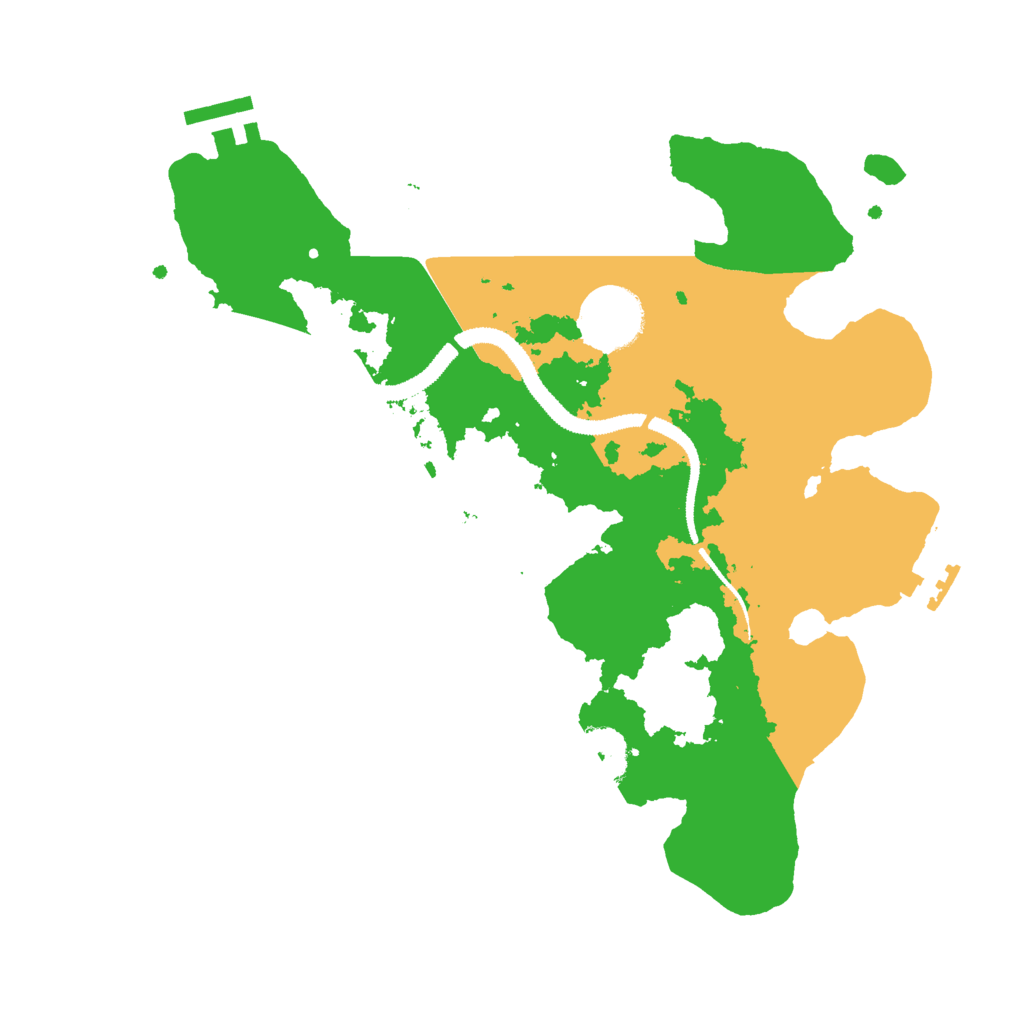 Biome Rust Map: Procedural Map, Size: 3000, Seed: 4025813