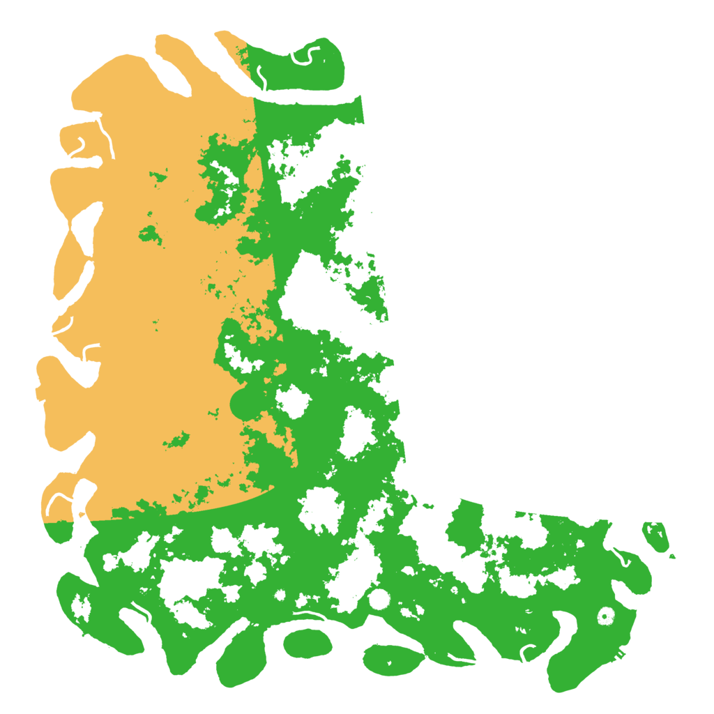 Biome Rust Map: Procedural Map, Size: 6000, Seed: 910197777