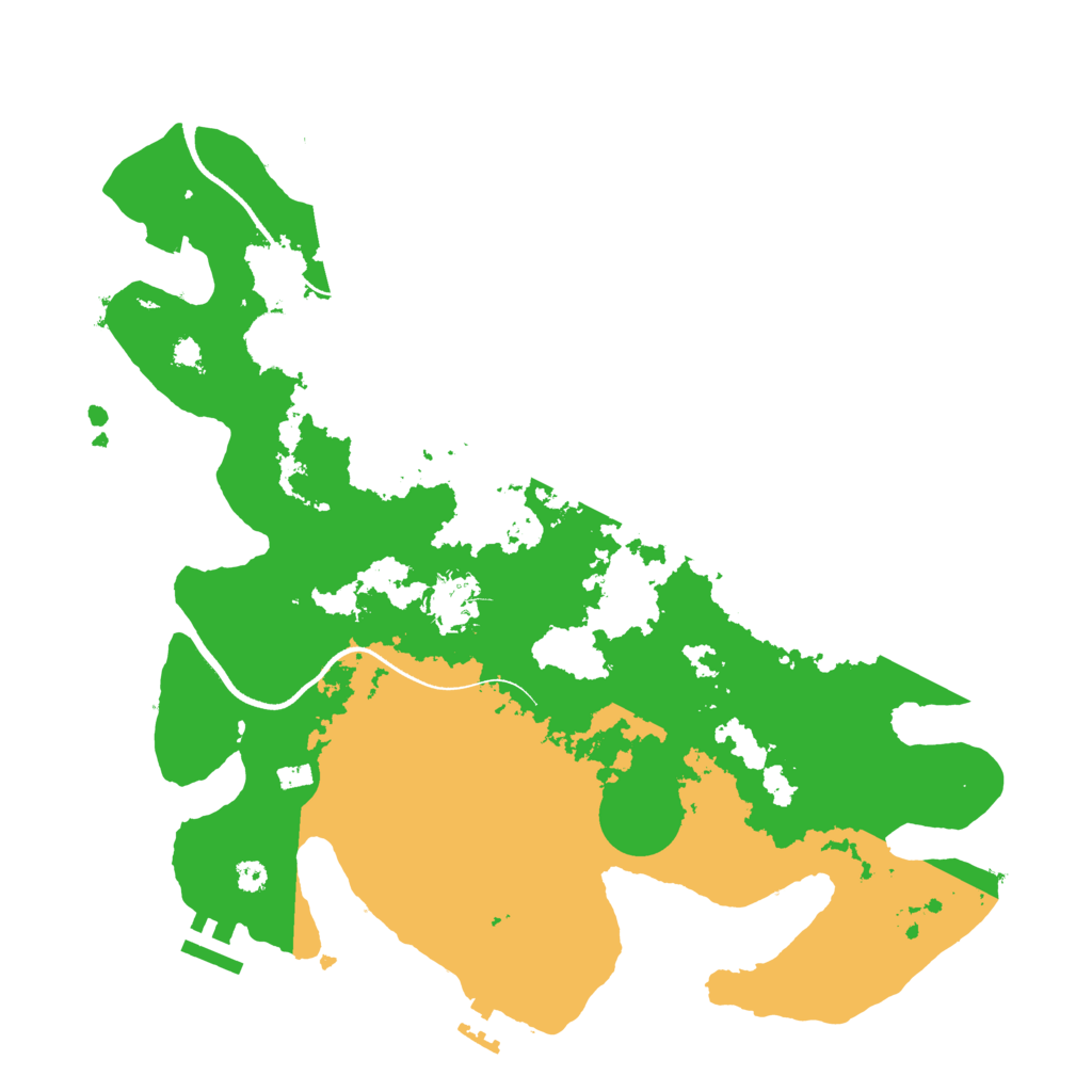 Biome Rust Map: Procedural Map, Size: 3500, Seed: 1949166076