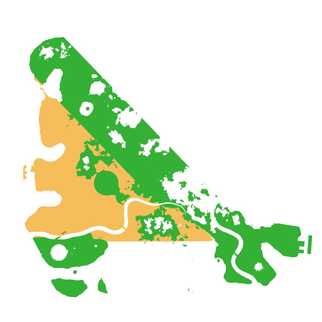 Biome Rust Map: Procedural Map, Size: 3500, Seed: 1413824650