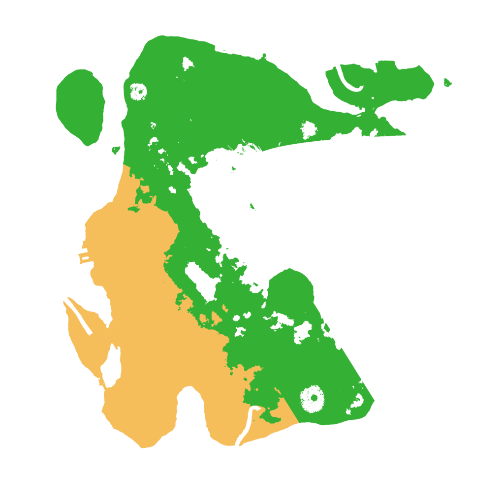 Biome Rust Map: Procedural Map, Size: 3000, Seed: 12614