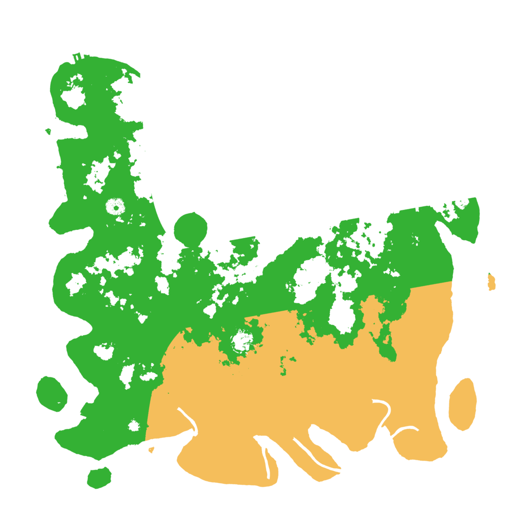 Biome Rust Map: Procedural Map, Size: 4300, Seed: 37962683