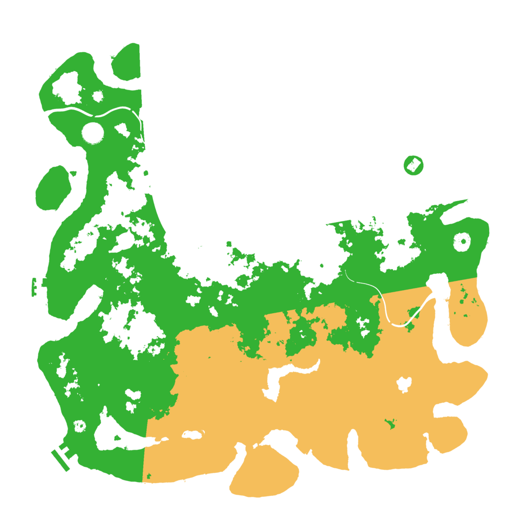 Biome Rust Map: Procedural Map, Size: 4250, Seed: 2051593967