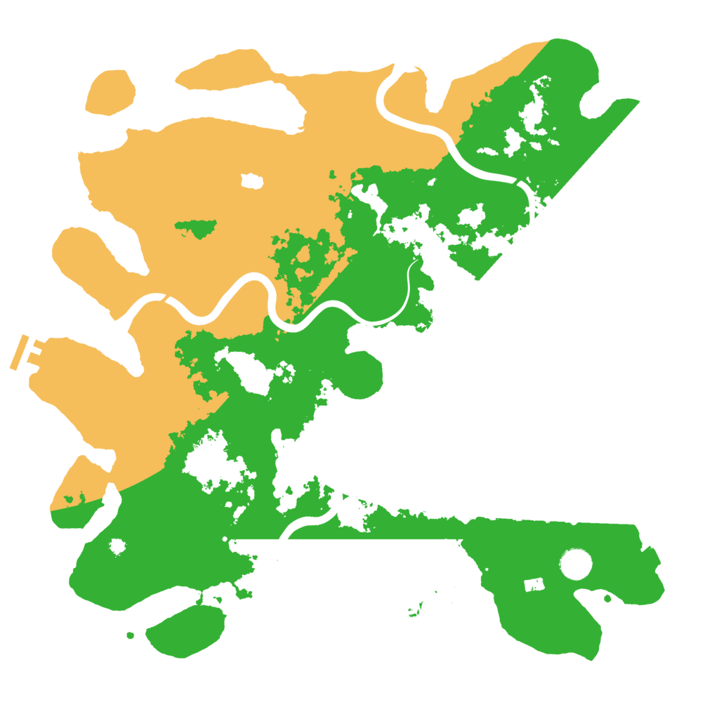 Biome Rust Map: Procedural Map, Size: 4000, Seed: 552876810