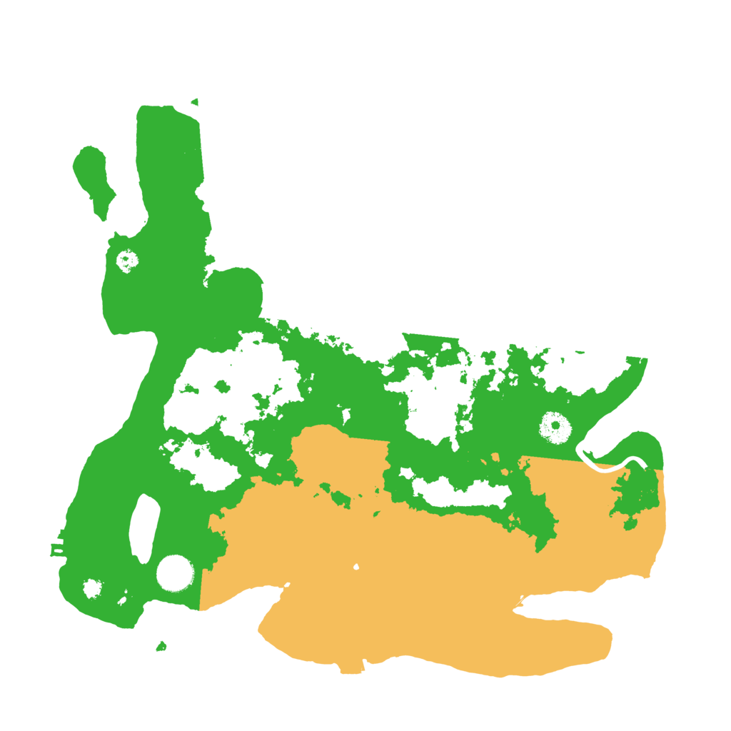 Biome Rust Map: Procedural Map, Size: 3500, Seed: 34090520