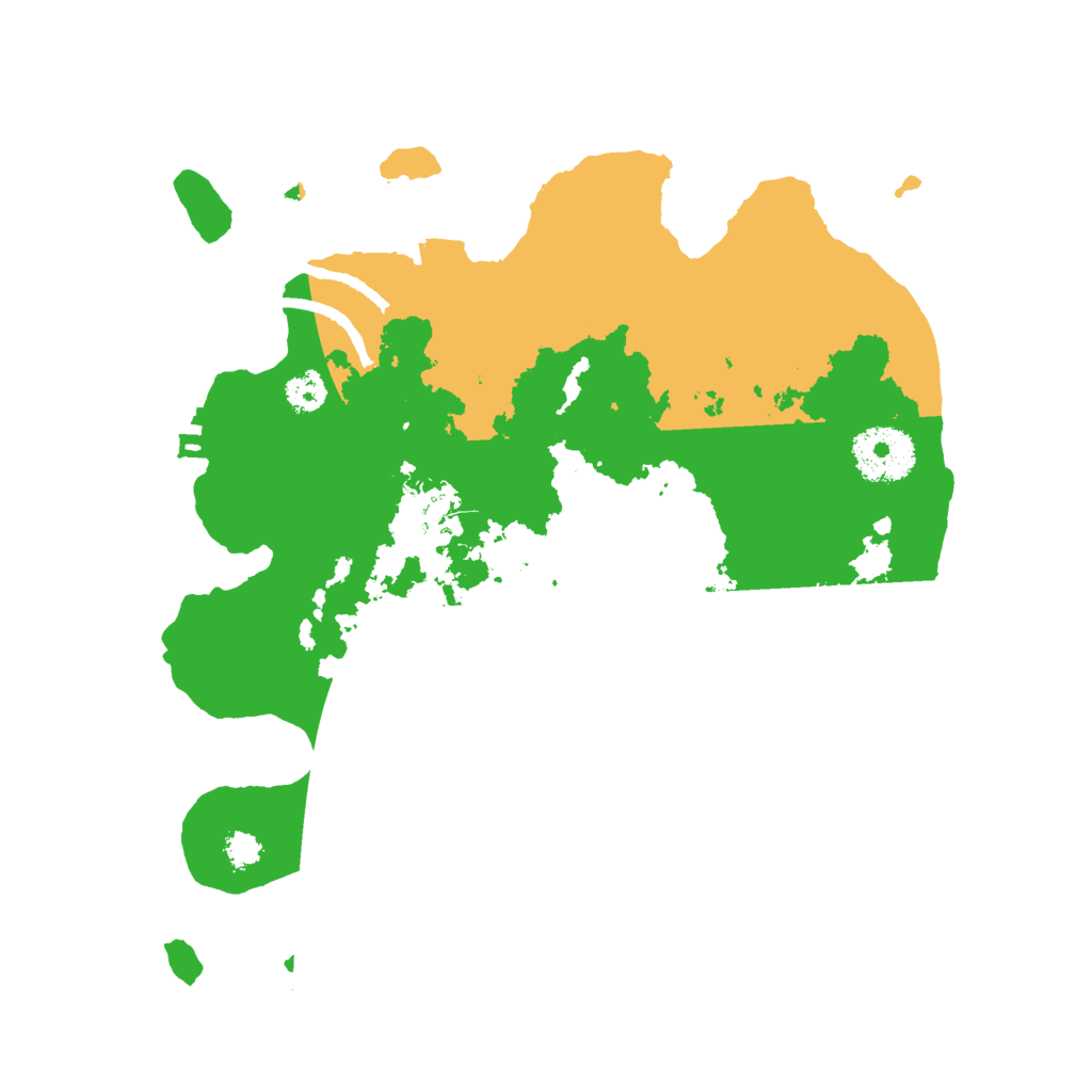 Biome Rust Map: Procedural Map, Size: 2800, Seed: 1144351307
