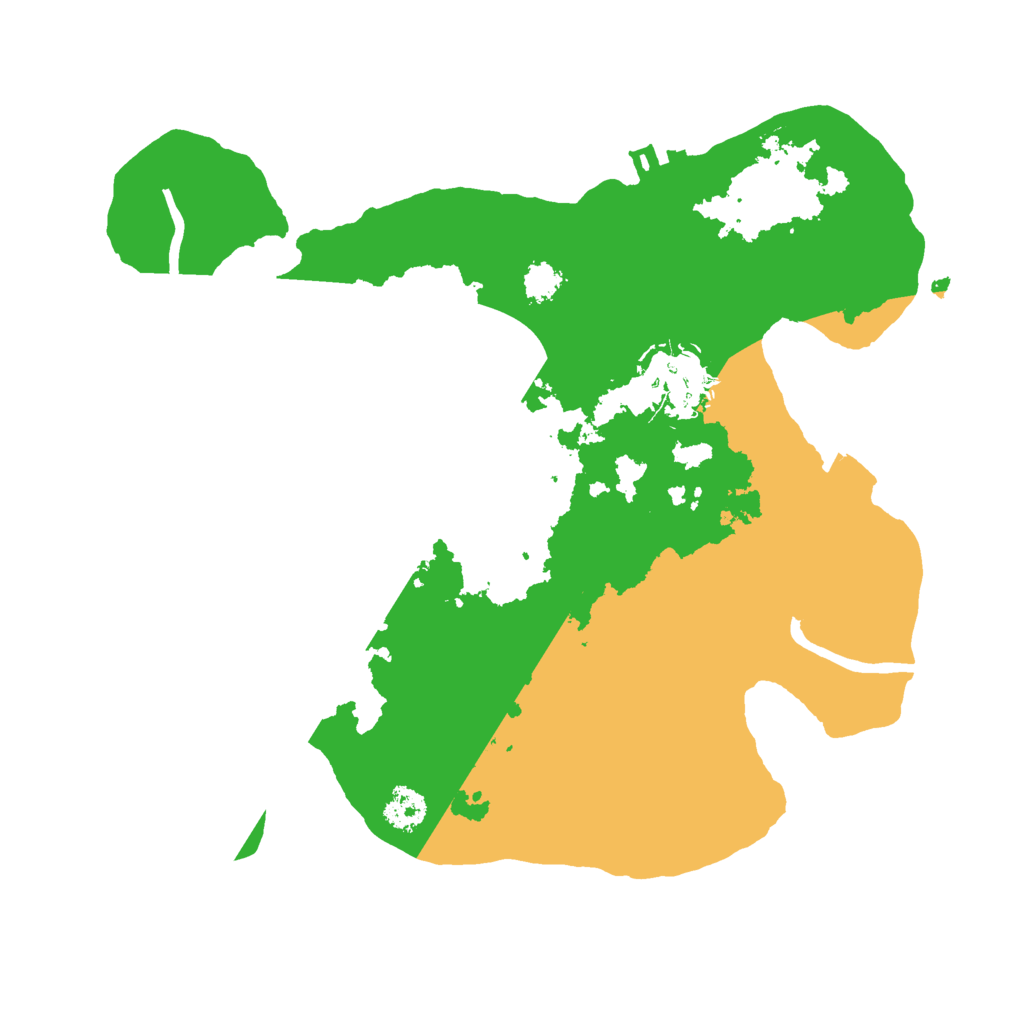 Biome Rust Map: Procedural Map, Size: 2500, Seed: 867998489