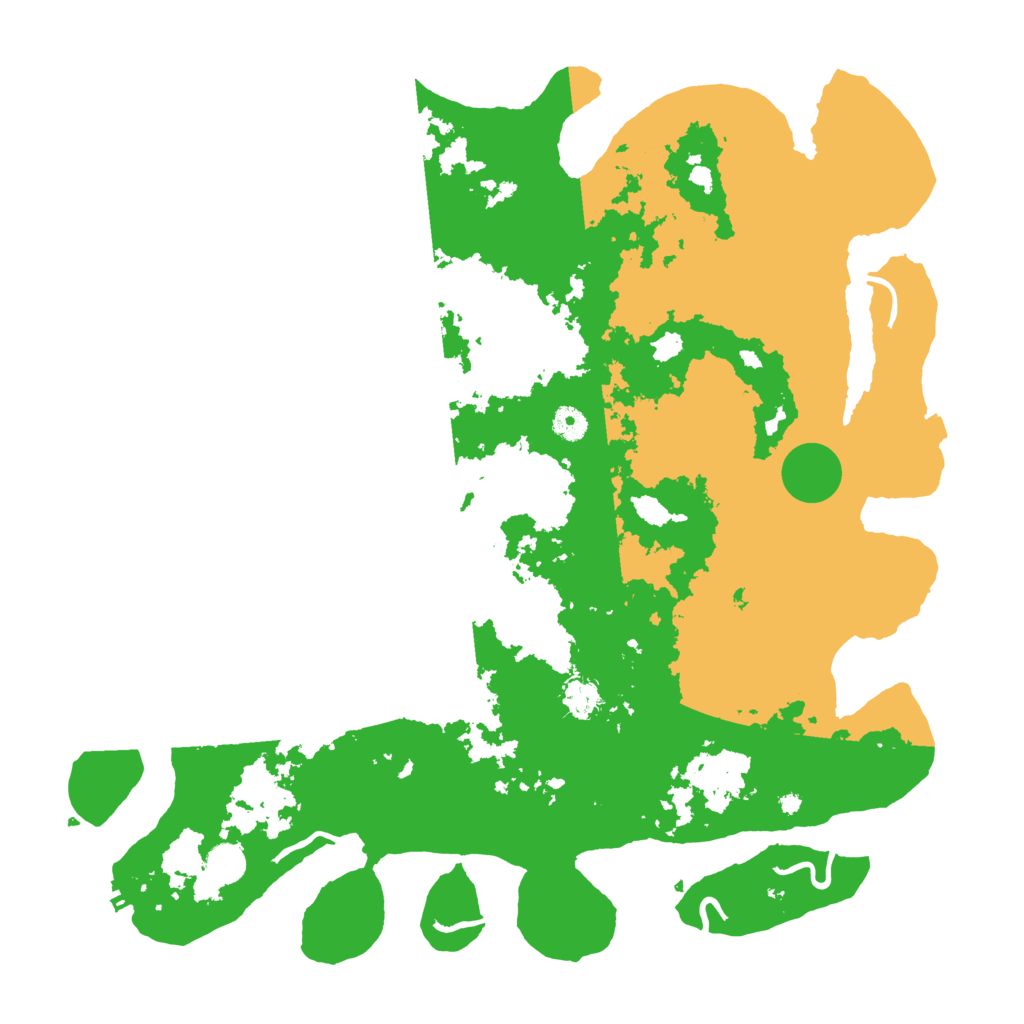 Biome Rust Map: Procedural Map, Size: 4500, Seed: 12335456