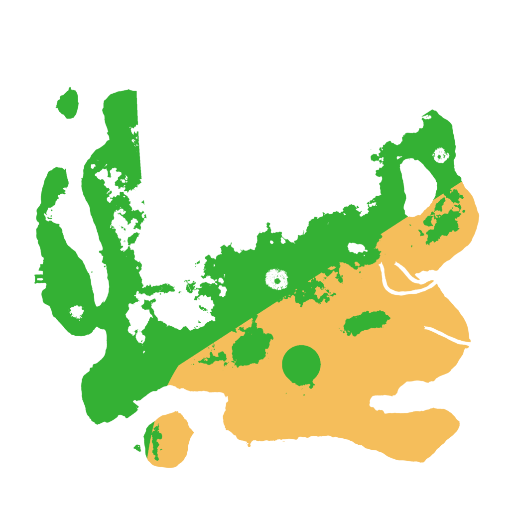 Biome Rust Map: Procedural Map, Size: 3500, Seed: 1407388398