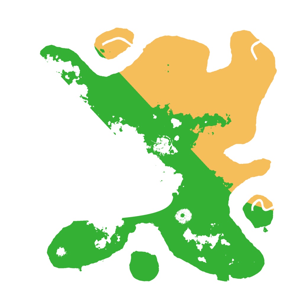 Biome Rust Map: Procedural Map, Size: 3000, Seed: 118757672