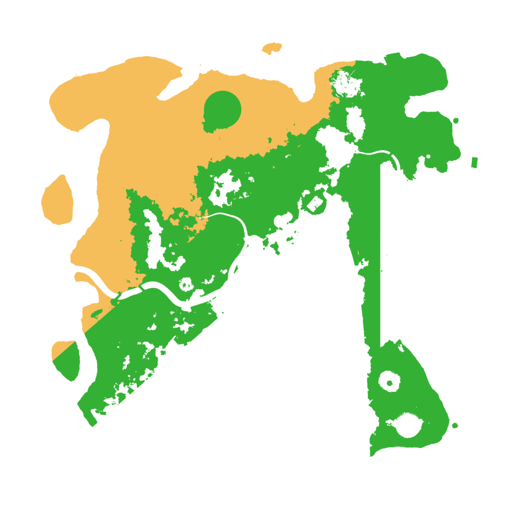 Biome Rust Map: Procedural Map, Size: 3600, Seed: 724174