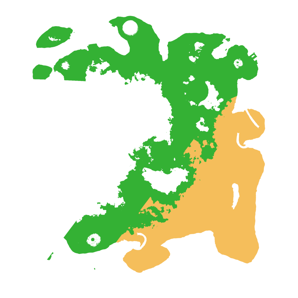 Biome Rust Map: Procedural Map, Size: 3500, Seed: 952902041