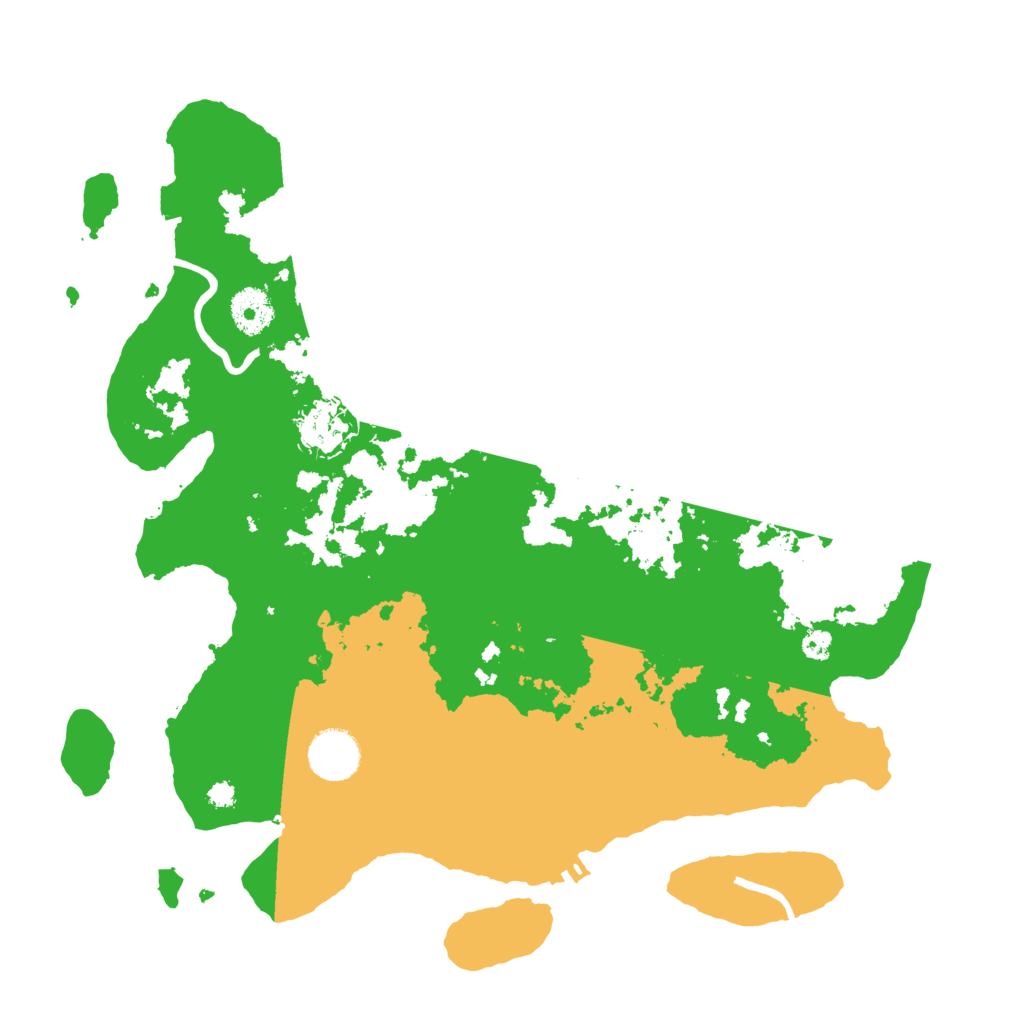 Biome Rust Map: Procedural Map, Size: 3500, Seed: 251086248