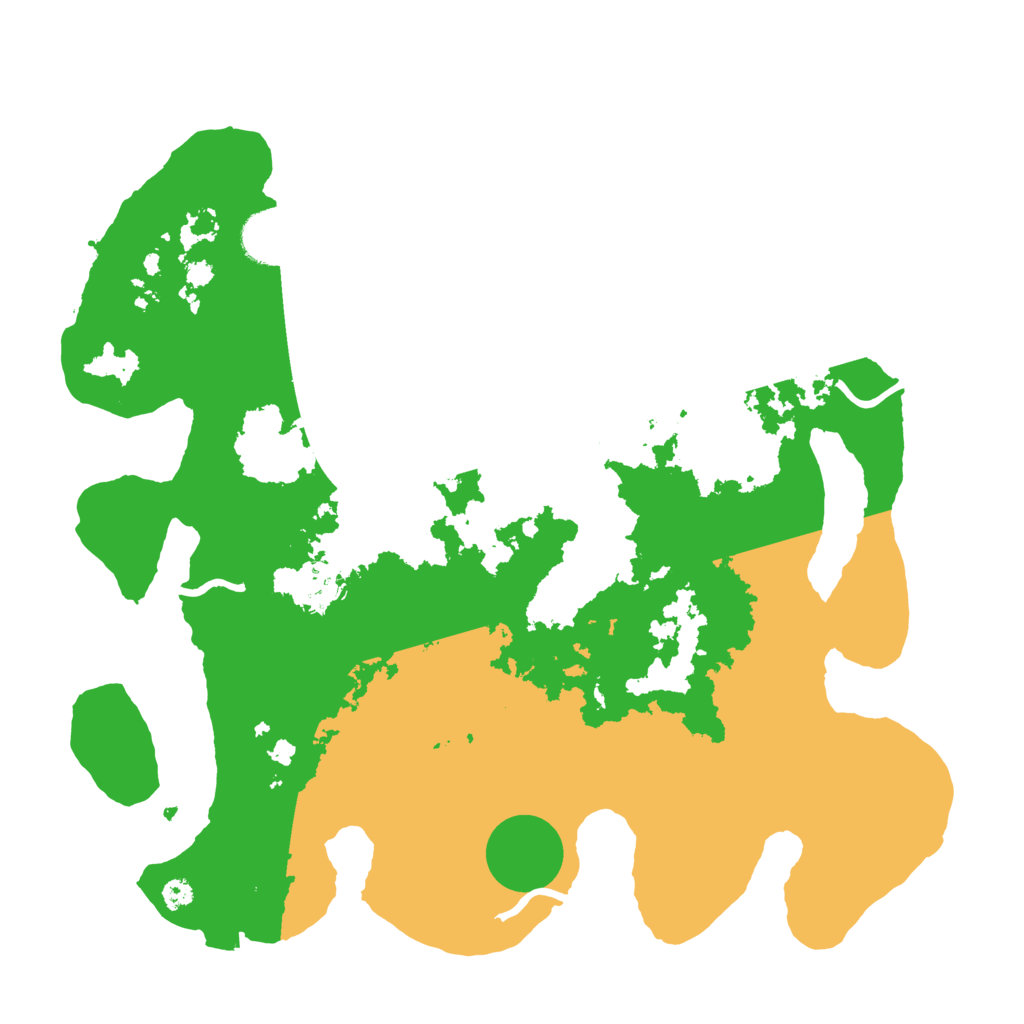 Biome Rust Map: Procedural Map, Size: 3500, Seed: 387813014