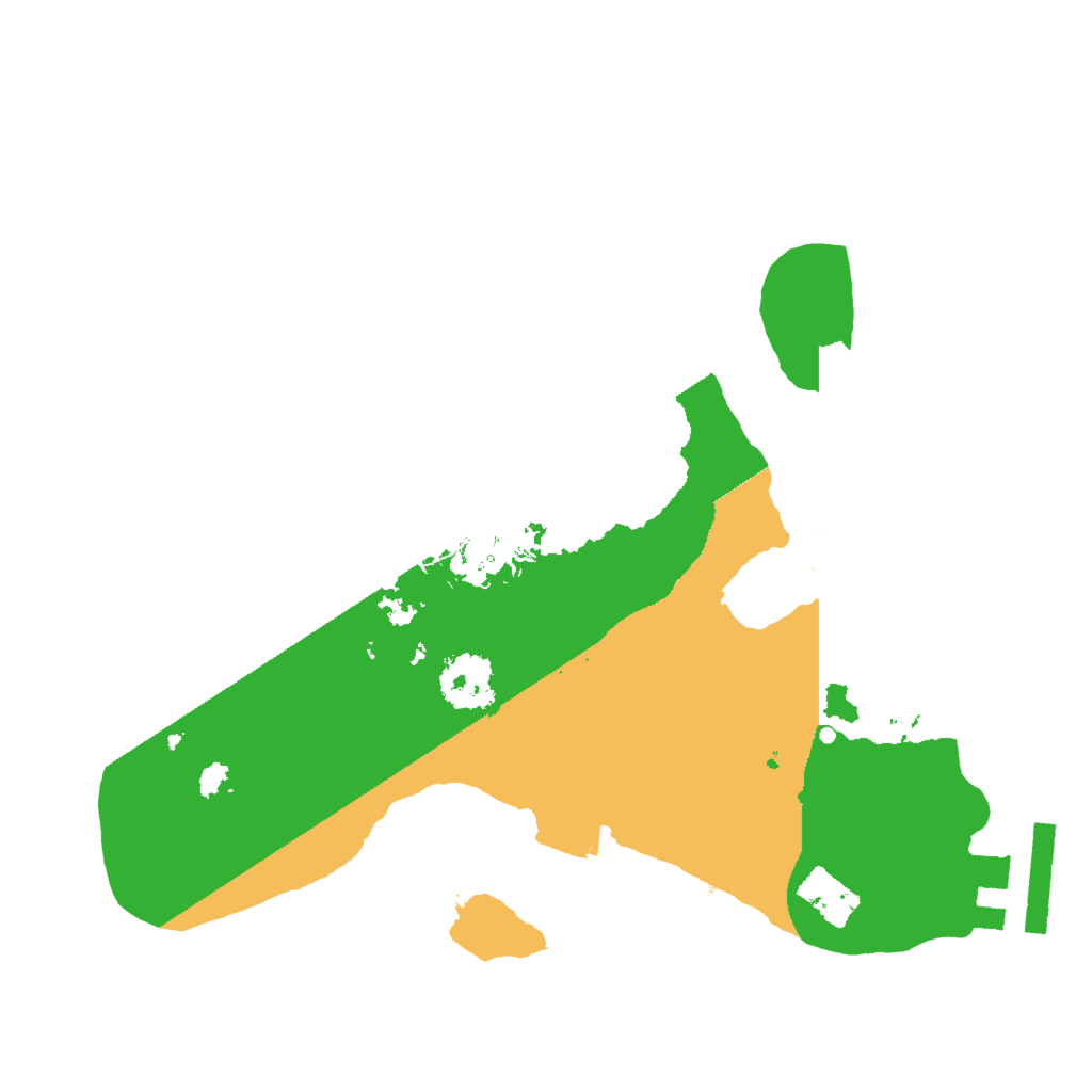 Biome Rust Map: Procedural Map, Size: 2000, Seed: 942593557