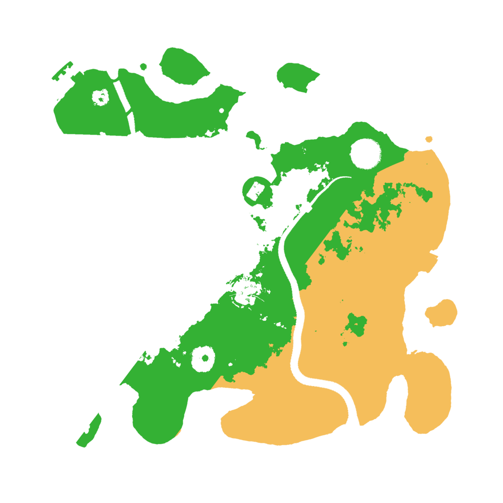 Biome Rust Map: Procedural Map, Size: 3000, Seed: 1021916000