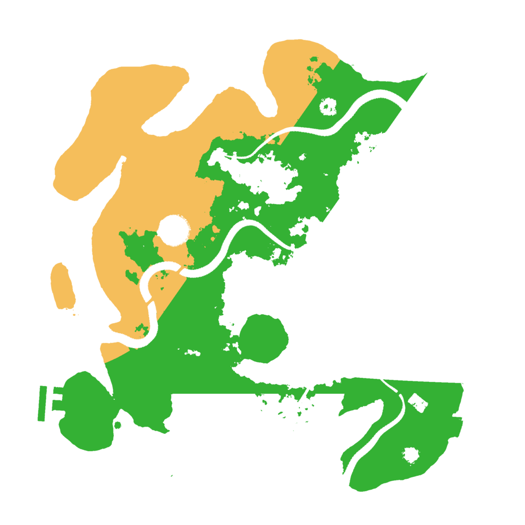 Biome Rust Map: Procedural Map, Size: 3000, Seed: 67456322
