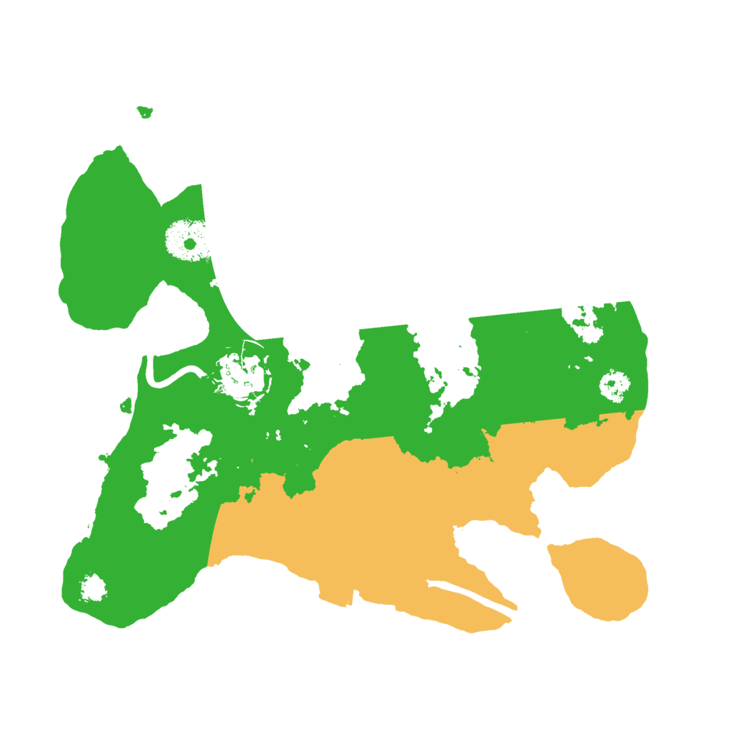 Biome Rust Map: Procedural Map, Size: 2500, Seed: 1468198741