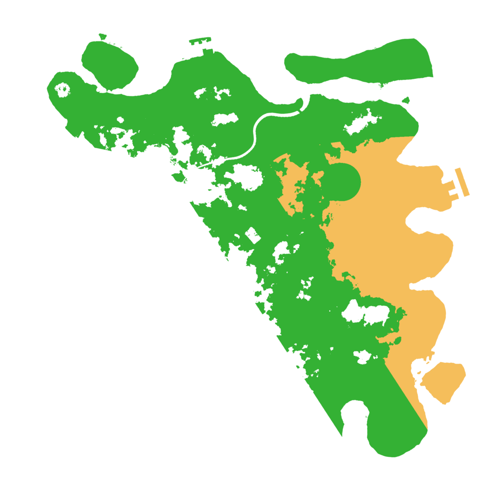 Biome Rust Map: Procedural Map, Size: 3500, Seed: 630603420