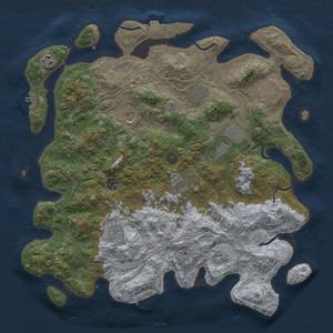 Thumbnail Rust Map: Procedural Map, Size: 4250, Seed: 765363278, 18 Monuments