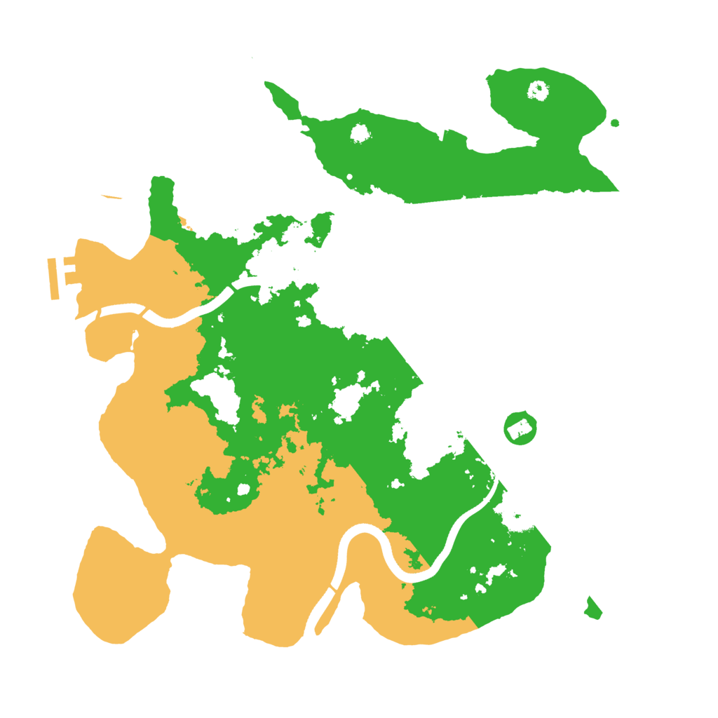Biome Rust Map: Procedural Map, Size: 3500, Seed: 385568165