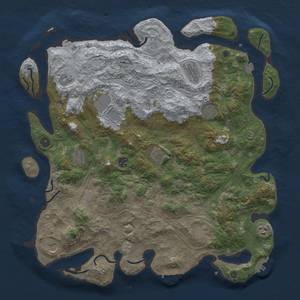 Thumbnail Rust Map: Procedural Map, Size: 4500, Seed: 950561690, 19 Monuments