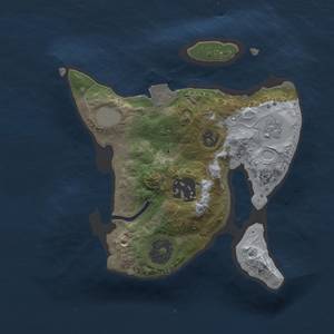 Thumbnail Rust Map: Procedural Map, Size: 2000, Seed: 987749411, 5 Monuments