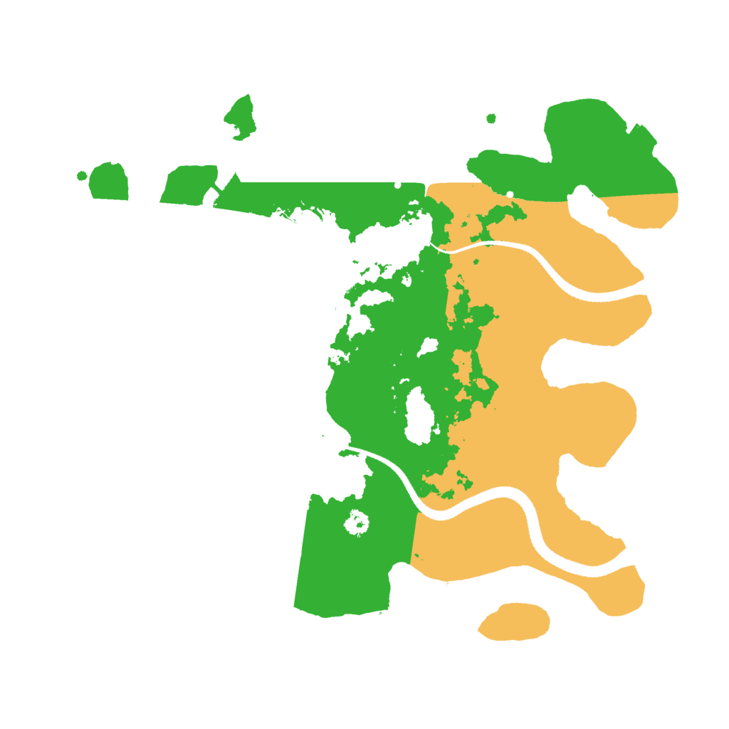 Biome Rust Map: Procedural Map, Size: 3000, Seed: 31882