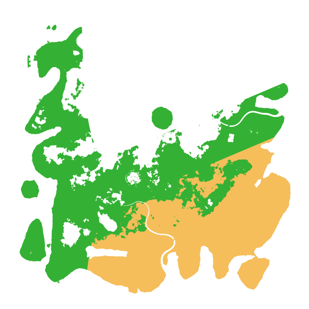 Biome Rust Map: Procedural Map, Size: 3950, Seed: 12435723
