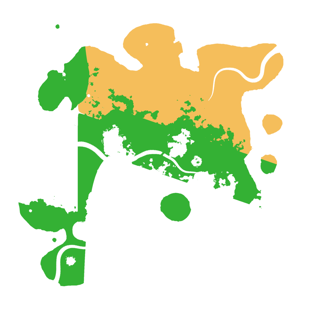 Biome Rust Map: Procedural Map, Size: 3000, Seed: 69287